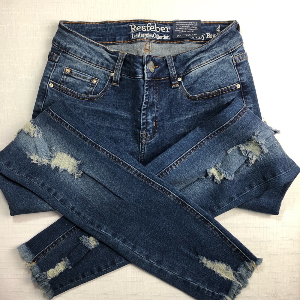 Resfeber distressed boyfriend jeans 4
